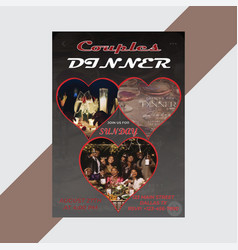 Dinner Party Flyer On Template