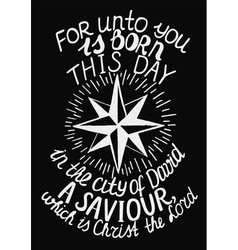 Biblical Christmas Lettering For Unto You Is Born