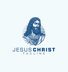 Jesus Christ Logo Design Template