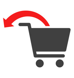 Refund Shopping Order Flat Icon Symbol