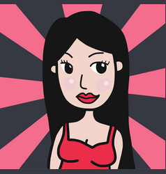 Sexy Woman Cartoon Character