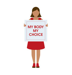 My Body Choice Female Abortion Woman Body Icon