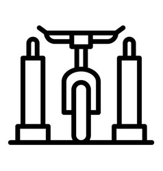 Park Rent Bike Icon Outline App Cycle