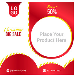 Christmas Offer Sale Online Shopping Banner