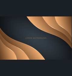 Abstract Background And Gold Circle Shapes