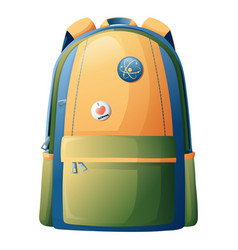 School Children S Backpack On A White Background