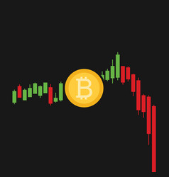 Bitcoin Downtrend Abstract