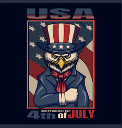 Eagle Uncle Sam Fashion Independence Day