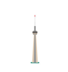 Cn Tower On White Background