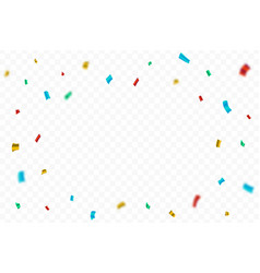 Colorful Shiny Confetti Explosion Isolated