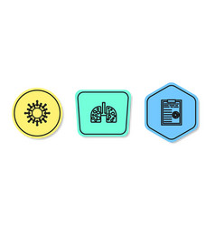 Set Line Virus Cells In Lung And Clipboard