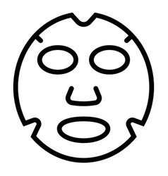 Face Mask Icon Outline Skin Beauty