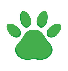 Green Dog Footprint