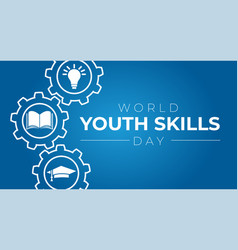 World Youth Skills Day Blue