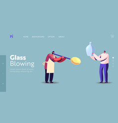 Glassblowing Antique Craftsmanship Landing Page