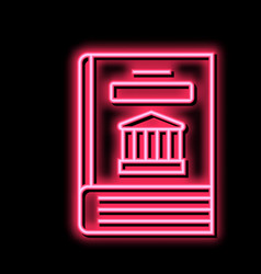 Mythology Genre Neon Glow Icon