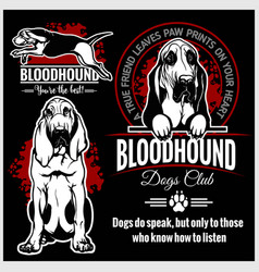 Bloodhound - Set For T-shirt Logo