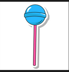 Lollipop In Pop Art Style