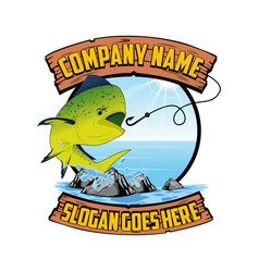 Mahi Fishing Logo