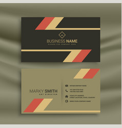 Old Theme Business Card Design In Retro Style