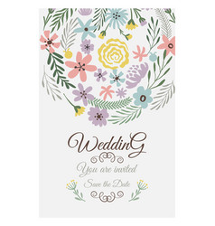 Wedding Invitation Template Save Date Card