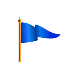 Blue Color Flag Icon Buddhist Flag