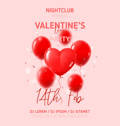 Happy Valentine S Day Party Poster Card