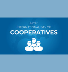 International Day Of Cooperatives Theme Background