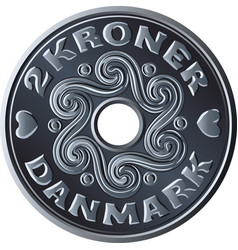 Danish Two Crone Coin