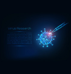 Viral Infection Research Concept Futuristic