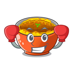 Boxing Katsudon Cartoon Is Ready To Eaten