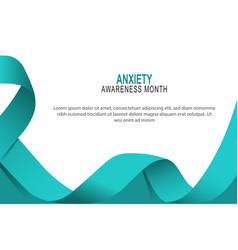 Anxiety Awareness Month Background