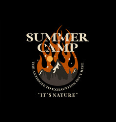 Design Tshirt Streetwear Clothing Summer Camp