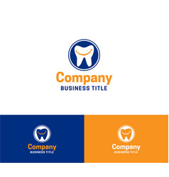 Dental Clinic Logo With Happy Tooth