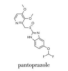 Pantoprazole Gastric Ulcer Drug Molecule Proton