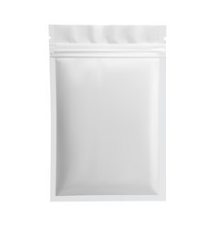 Paper Pouch Blank White Sachet Package Mockup