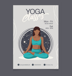 Yoga Offline Classes Flyer Template