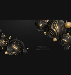 Abstract Background With Dynamic 3d Spheres