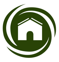 Spiral Swirls House Icon