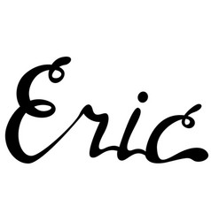 Eric Name Lettering