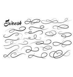 Underline Swishes Tail Collection Swoosh Element