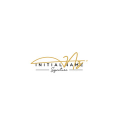 Initial Nz Signature Logo Template Hand Drawn