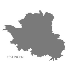 Esslingen County Map Of Baden Wuerttemberg Germany