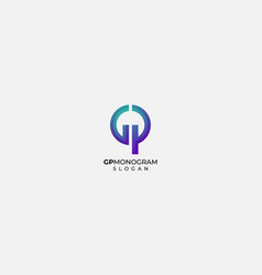 Letter Gp Logo Design