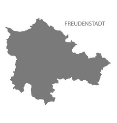 Freudenstadt County Map Of Baden Wuerttemberg