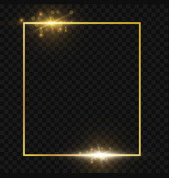 Gold Glittering Frame