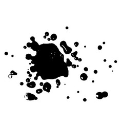 Black Ink Splash Mark Grunge Paint Drip Texture