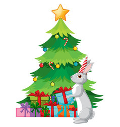 Christmas Tree With Rabbit