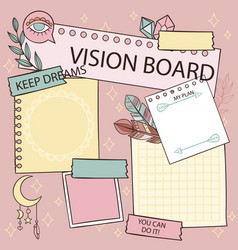 Hand Drawn Vision Board