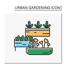 Houseplant Color Icon